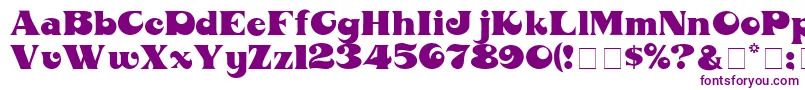 BarraconDisplaySsi Font – Purple Fonts on White Background