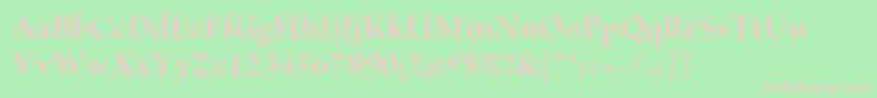 BriosoproBolddisp Font – Pink Fonts on Green Background