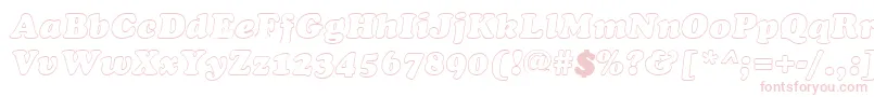 CookiehollowItalic Font – Pink Fonts on White Background