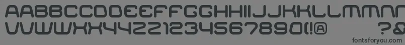 Racer-Schriftart – Schwarze Schriften auf grauem Hintergrund