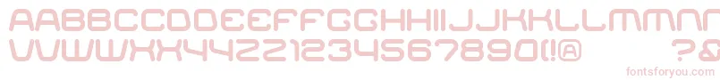 Racer Font – Pink Fonts on White Background