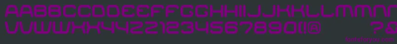 Racer Font – Purple Fonts on Black Background
