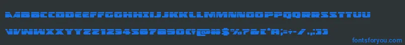 More about Policecruiserlas Font Policecruiserlas Font – Blue Fonts on Black Background