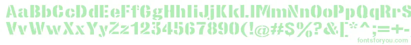StencilsansextraboldRegular Font – Green Fonts