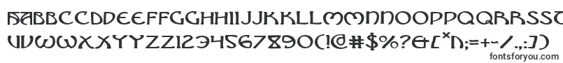 Шрифт BrinAthynExpanded – античные шрифты