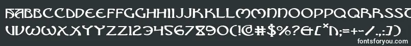 Шрифт BrinAthynExpanded – белые шрифты
