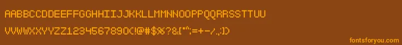 Más sobre la fuente Sgk001 fuente Sgk001 – Fuentes Naranjas Sobre Fondo Marrón