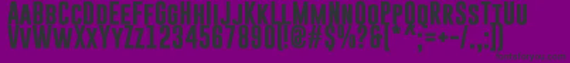 GoboldBold Font – Black Fonts on Purple Background