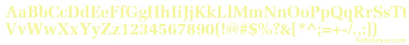 MeliorLtBold Font – Yellow Fonts