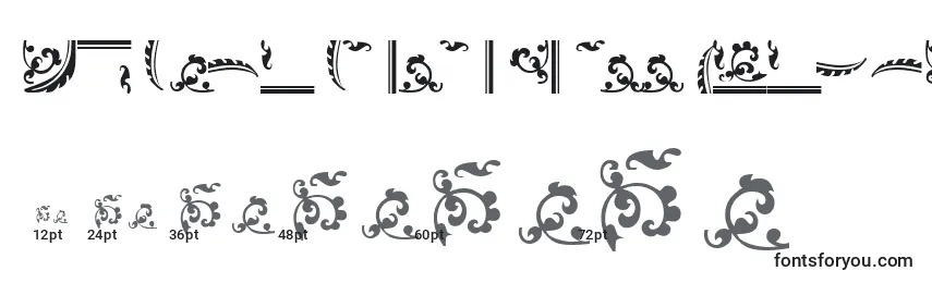 OrnamentstwosskRegular Font Sizes