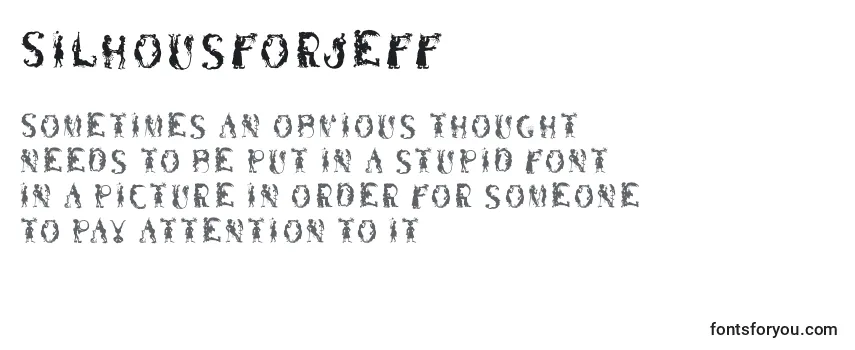 Review of the Silhousforjeff Font