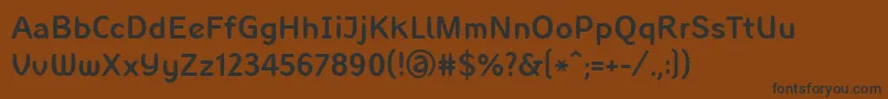 More about LinotypeInagurMedium Font LinotypeInagurMedium Font – Black Fonts on Brown Background