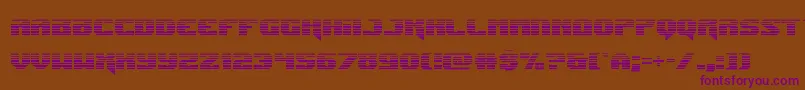 Шрифт Jumpersgrad – фиолетовые шрифты на коричневом фоне