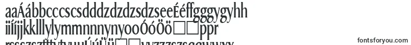 Шрифт GriffoncondensedBold – венгерские шрифты