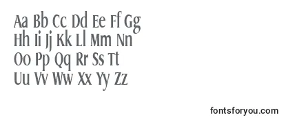 Review of the GriffoncondensedBold Font