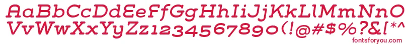 GroverSlabItalic Font – Red Fonts