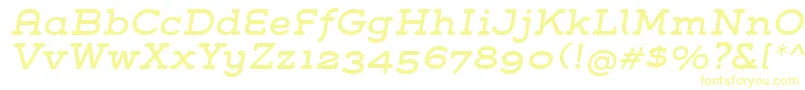 GroverSlabItalic Font – Yellow Fonts