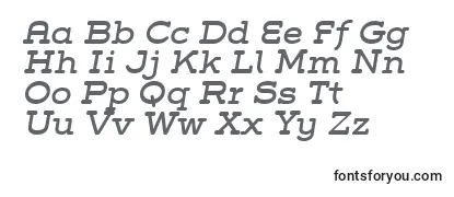 GroverSlabItalic Font