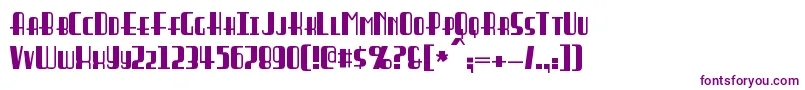 Braddington Font – Purple Fonts on White Background