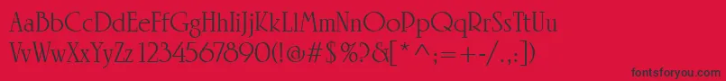 More about LinotypeRowenaRegular Font LinotypeRowenaRegular Font – Black Fonts on Red Background