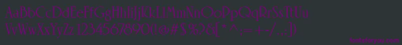 LinotypeRowenaRegular Font – Purple Fonts on Black Background