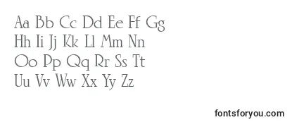 LinotypeRowenaRegular -fontin tarkastelu