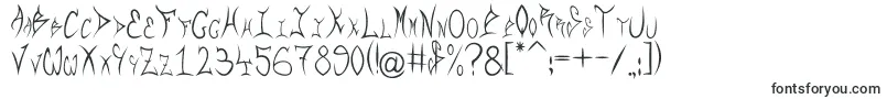 Шрифт Rqf – граффити шрифты