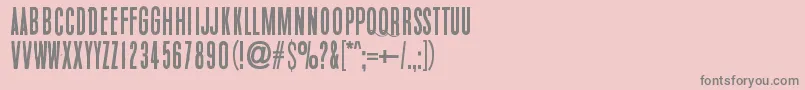WhiteElephant Font – Gray Fonts on Pink Background