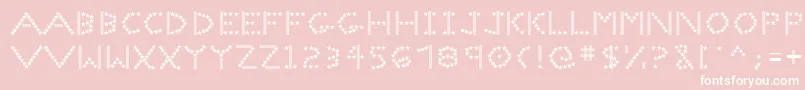 Spangledmast Font – White Fonts on Pink Background