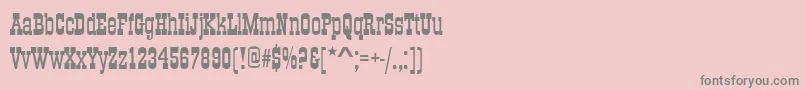 フォントOldtowneno536d – ピンクの背景に灰色の文字