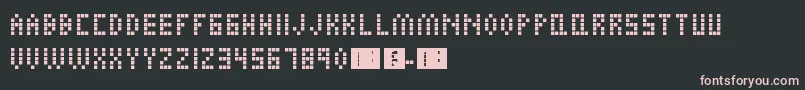 AlienInvasion Font – Pink Fonts on Black Background