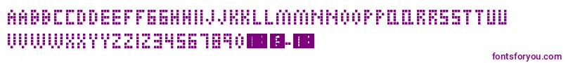 AlienInvasion Font – Purple Fonts on White Background