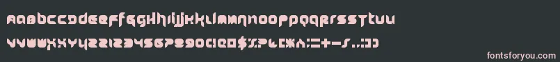 Stuntcroft Font – Pink Fonts on Black Background