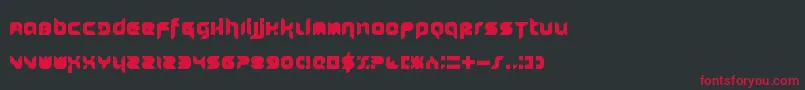 Stuntcroft Font – Red Fonts on Black Background