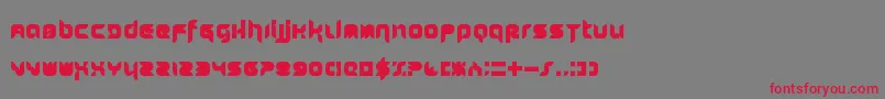 Stuntcroft Font – Red Fonts on Gray Background