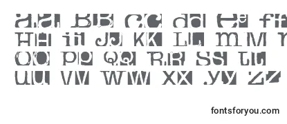 BoxeyMoron-fontti
