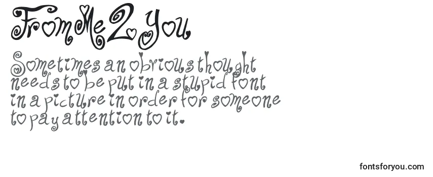 FromMe2You Font