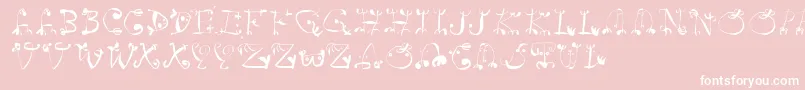 Remidur Font – White Fonts on Pink Background