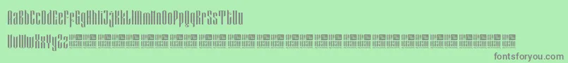 EveagitaLuxuryDemoVersion Font – Gray Fonts on Green Background