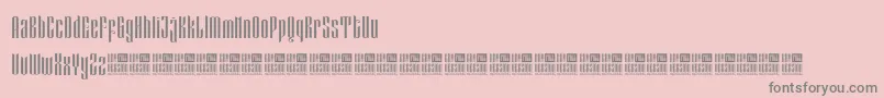 EveagitaLuxuryDemoVersion-Schriftart – Graue Schriften auf rosa Hintergrund