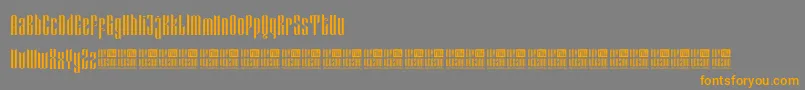 fuente EveagitaLuxuryDemoVersion – Fuentes Naranjas Sobre Fondo Gris