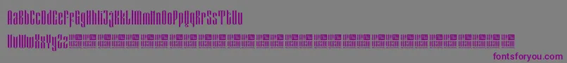 EveagitaLuxuryDemoVersion Font – Purple Fonts on Gray Background