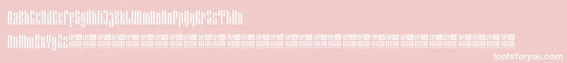 EveagitaLuxuryDemoVersion Font – White Fonts on Pink Background