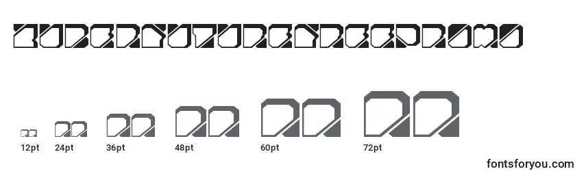 ZuberFutureFreePromo Font Sizes