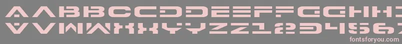 7thServiceExpanded Font – Pink Fonts on Gray Background