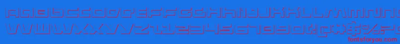 More about Pulse Rifle 3D Font Pulse Rifle 3D Font – Red Fonts on Blue Background