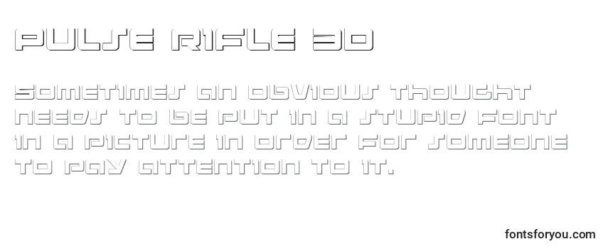 Pulse Rifle 3D フォントのレビュー