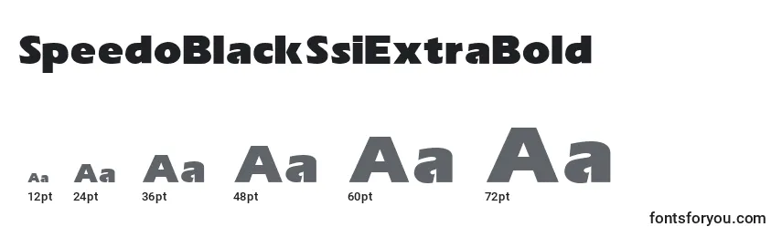 SpeedoBlackSsiExtraBold Font Sizes