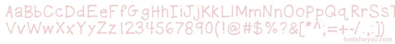Kbplaydate Font – Pink Fonts on White Background