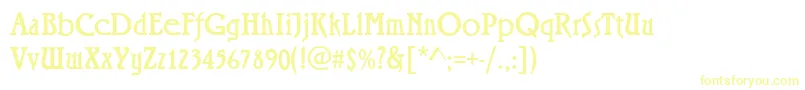 RiminiRegular Font – Yellow Fonts